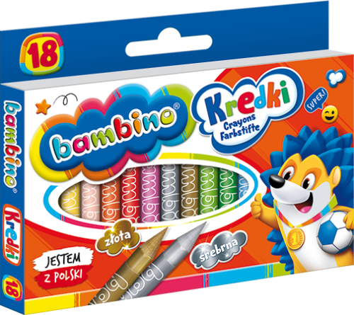 Kredki Bambino 18 kol