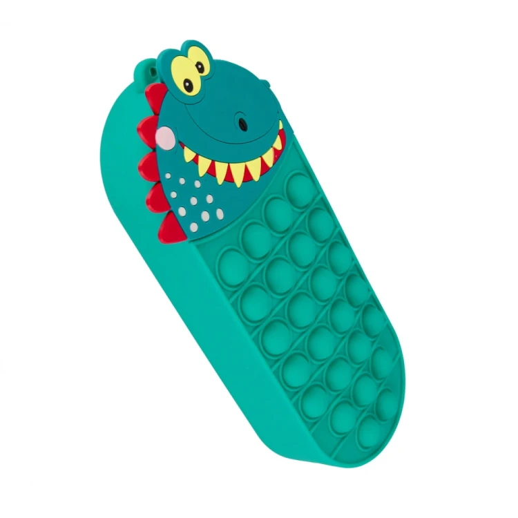 Piórnik silikonowy Pop-It Dino - Starpak