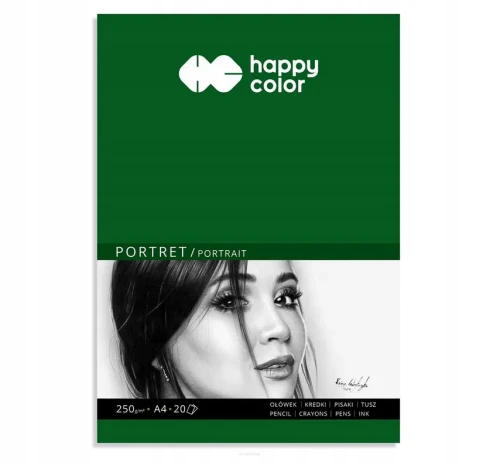 Blok portretowy A4/20K 250g - Happy Color
