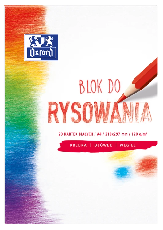 Blok do rysowania A4/120G - Oxford