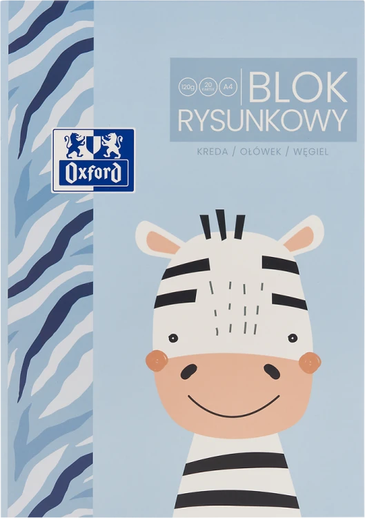 Blok rysunkowy Kids A4/20K biały 120g - Oxford