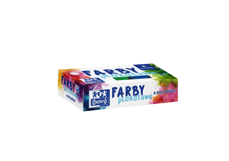 Farby plakatowe 6kolorów 20ml - Oxford