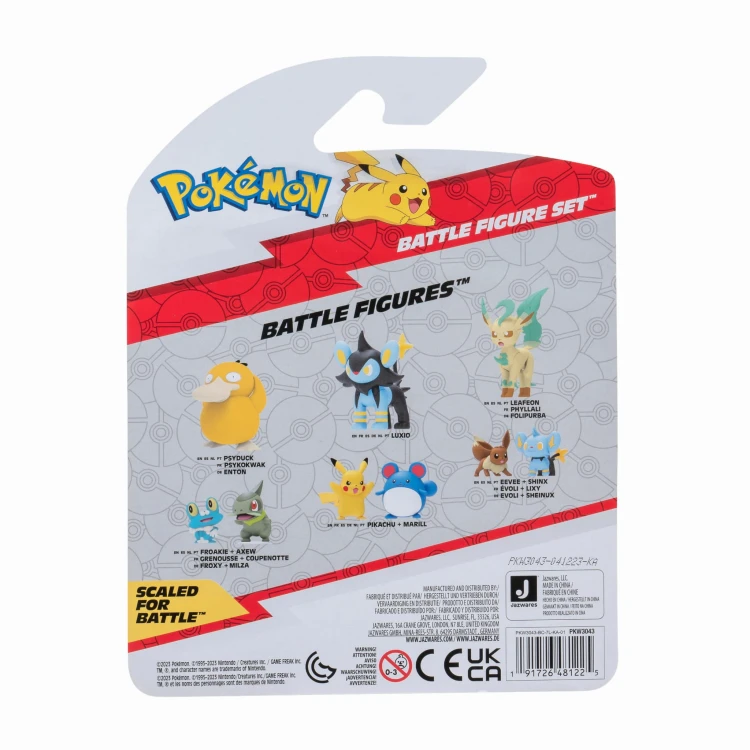 Pokemon figurka 3pak Axew + Luxio + Piplup - Jazwaress