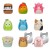 SQUISH A LONGS zestaw 8 figurek - Jazwares