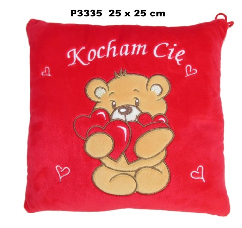 Poduszka pluszowa Kocham Cię na walentynki - SunDay