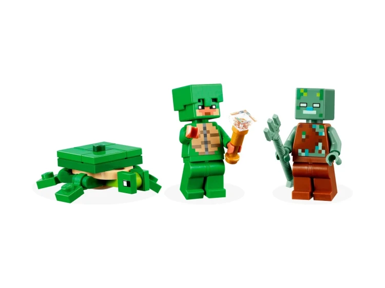 LEGO Minecraft 21254 Domek na plaży zółwi