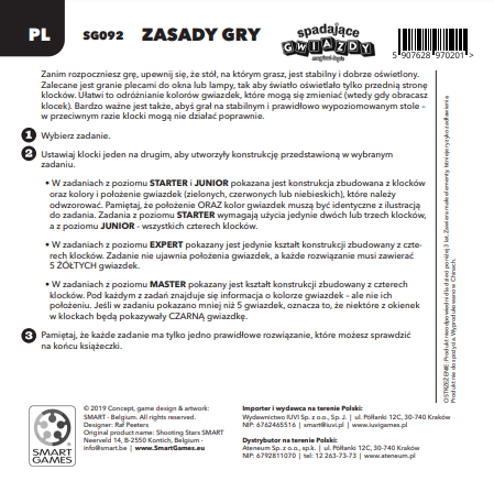 Smart Games Spadające Gwiazdy (PL) IUVI Games