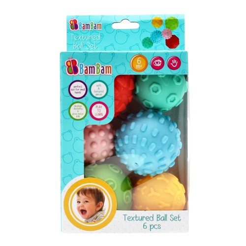 Zestaw kul sensorycznych 6 szt. - BAM BAM