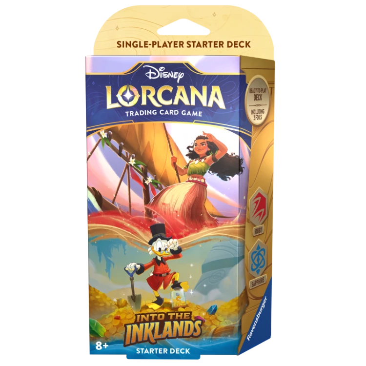 Disney Lorcana Into the Inklands - Ruby and Sapphire Starter Deck
