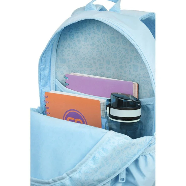 Plecak szkolny Rider Pastel Powder blue - Coolpack Mr Puggy Krakow.jpg