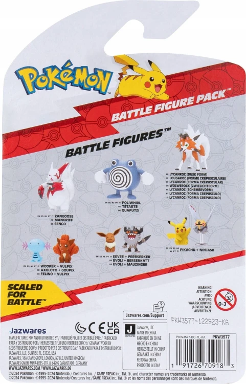 Figurki Bitewne Pokemon Eevee + Perrserker Seria 18 Mr Puggy.jpg