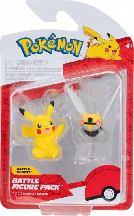 Figurki Bitewne Pokemon Pikachu + Ninjask Seria 18 Mr Puggy.jpg