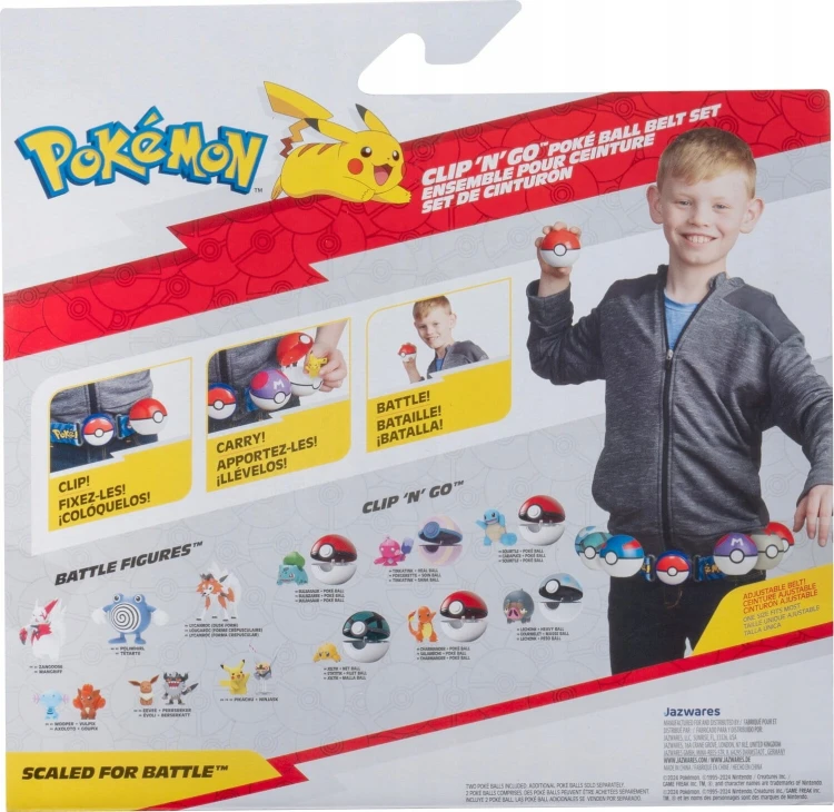 Pokemon Clip N Go Pas z Poke Ball i figurką Quaxly MrPuggy Kraków.jpg