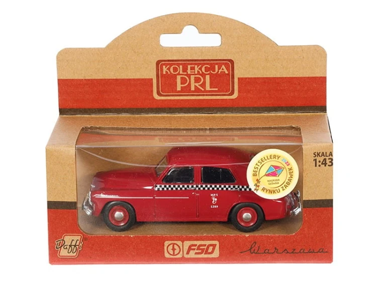 Model 1-43, PRL WARSZAWA M20 TAXI, wiśniowy MrPuggy Kraków.jpg