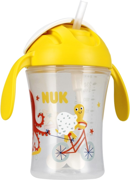 NUK kubek 230ml Motion Cup żółty Mr Puggy.webp