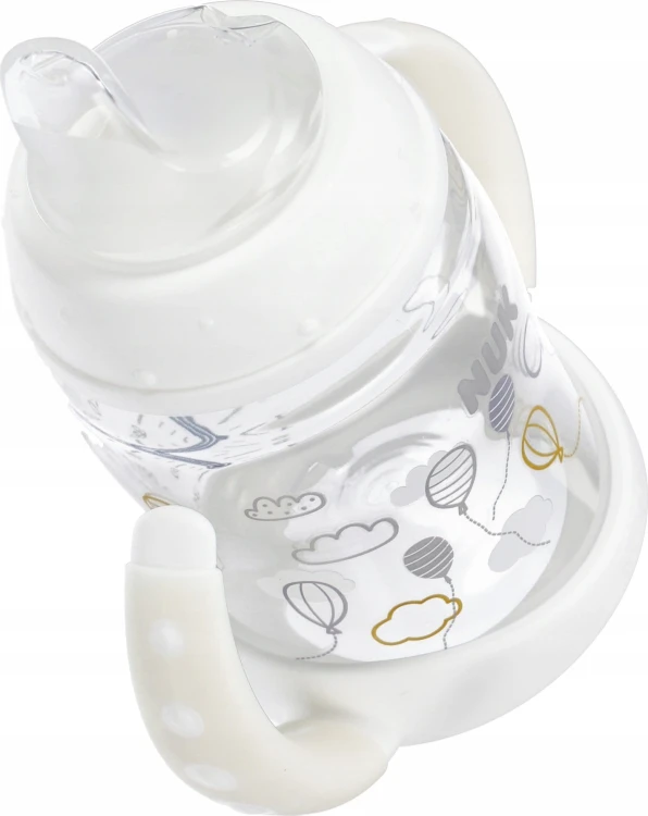 NUK butelka 150ml 6-18msc biała Mr Puggy.jpg