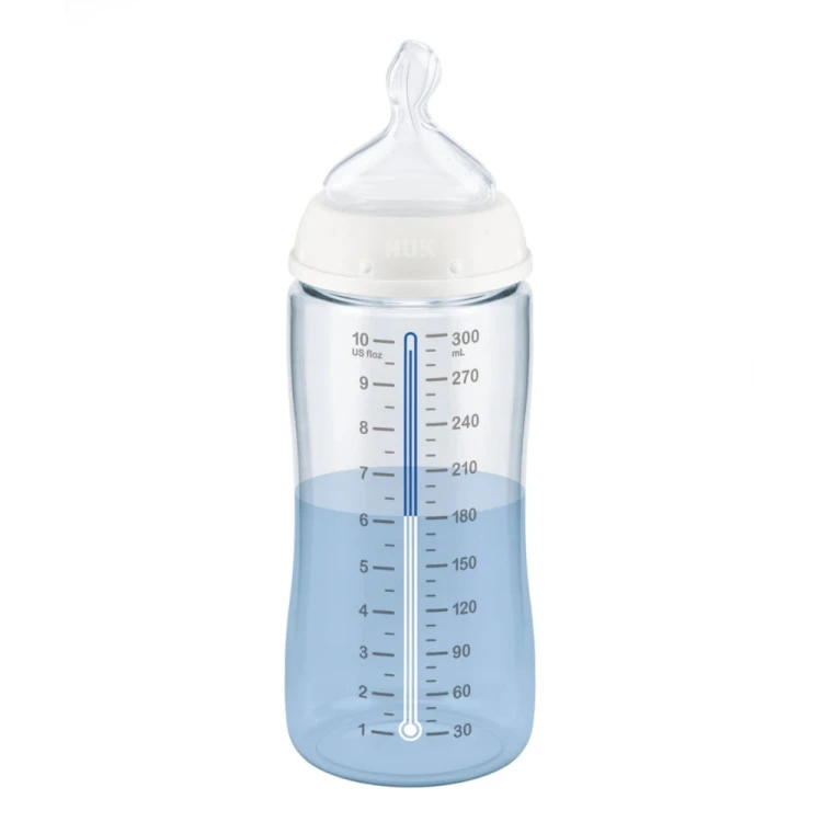 NUK butelka antykolkowa z czujnikiem temperatury 300ml Tygrysek 0-6msc MrPuggy.jpg