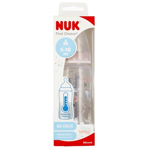 NUK butelka antykolkowa 300ml z smoczkiem 6-18msc Bambi.jpg