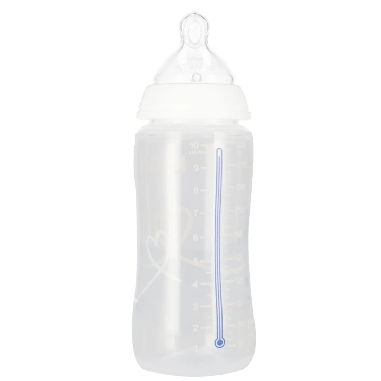 NUK butelka 300ml ze smoczkiem 0-6msc biała MrPuggy.jpg