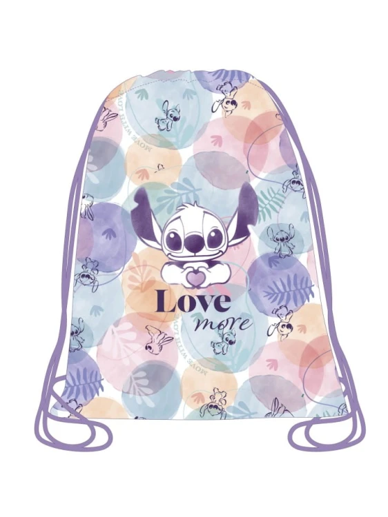 Worek szkolny Stitch na buty i WF pastel Coolpack.jpg