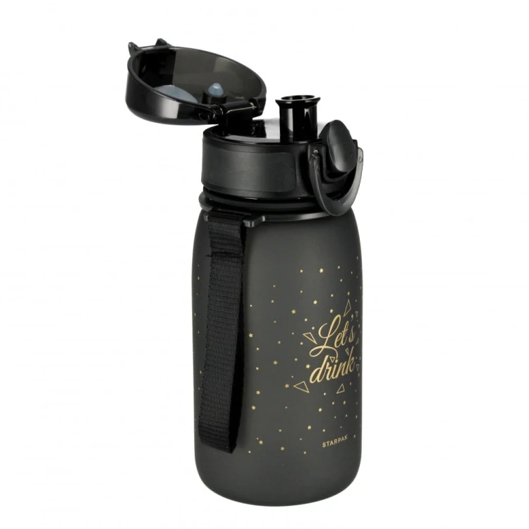 Bidon 400ml Ombre złoto-czarny - Starpak MrPuggy.jpg