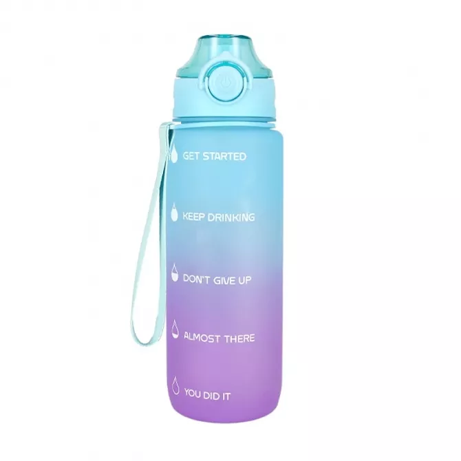 Bidon 750ml Ombre fioletowo-niebieski - Starpak.webp