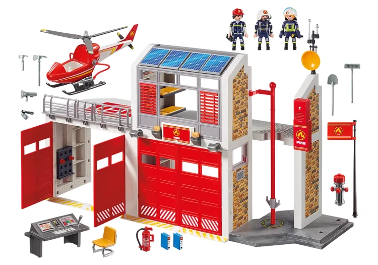 Playmobil 9462 Duża remiza strażacka MrPuggy.webp