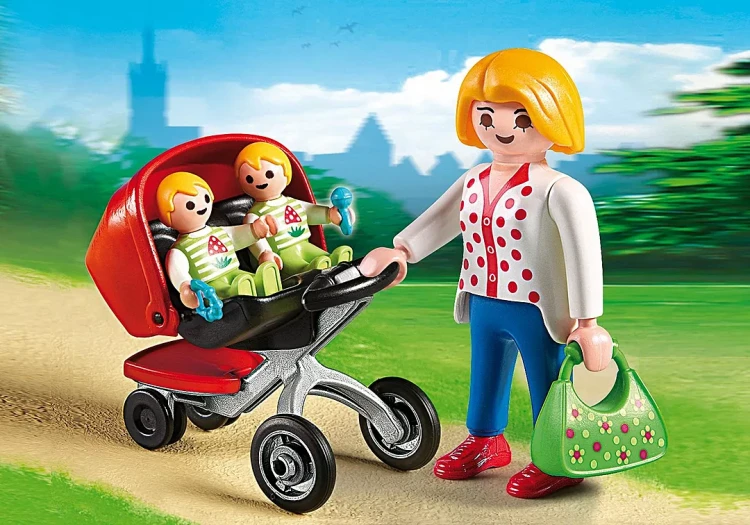 Playmobil 5573 Wózek dla bliźniaków Mr Puggy.webp
