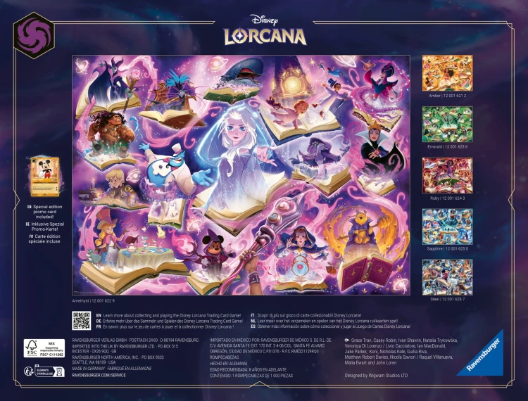 Puzzle 1000el. Disney Lorcana Amethyst - Ravensburger MrPuggy.jpg
