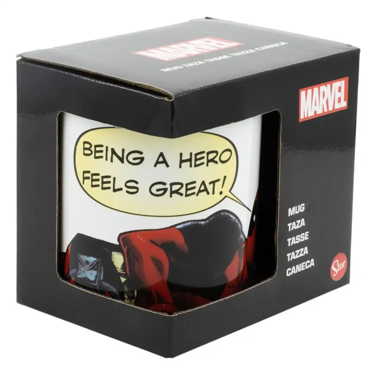 Kubek Deadpool Being a Hero! Feels Great! 325ml Mr Puggy.webp