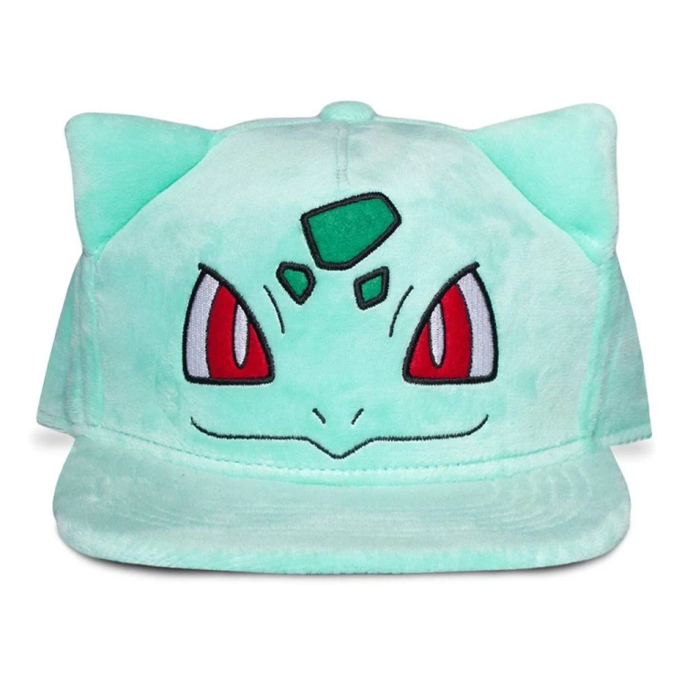 Czapka bejsbolówka Pokemon Bulbasaur pluszowa.jpg