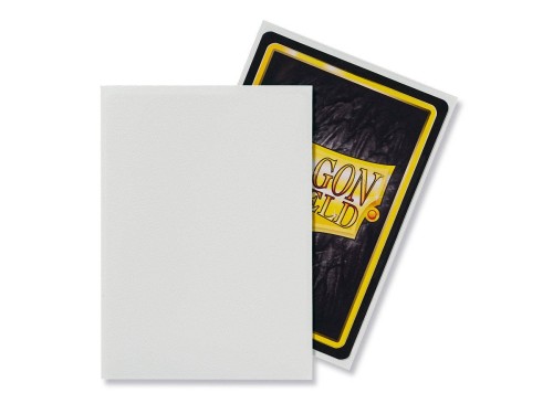 Dragon Shield Standard Sleeves - Matte White (100 Sleeves) MrPuggy.jpg