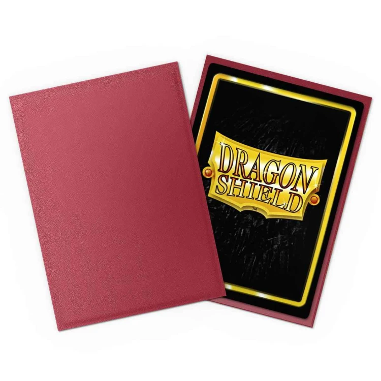 Dragon Shield Matte Standard - Non-Glare Blood Red (100 Sleeves) MrPuggy.jpg