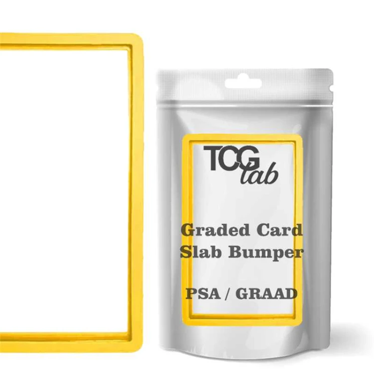 TcgLab Silicone Slab Bumper PSA żółty.jpeg