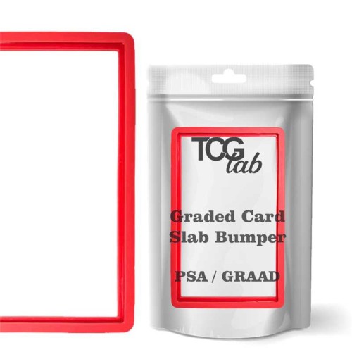 TcgLab Silicone Slab Bumper PSA czerwony.jpeg
