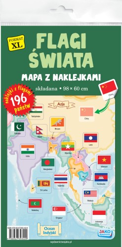 Flagi świata mapa z naklejkami - Jako.jpg