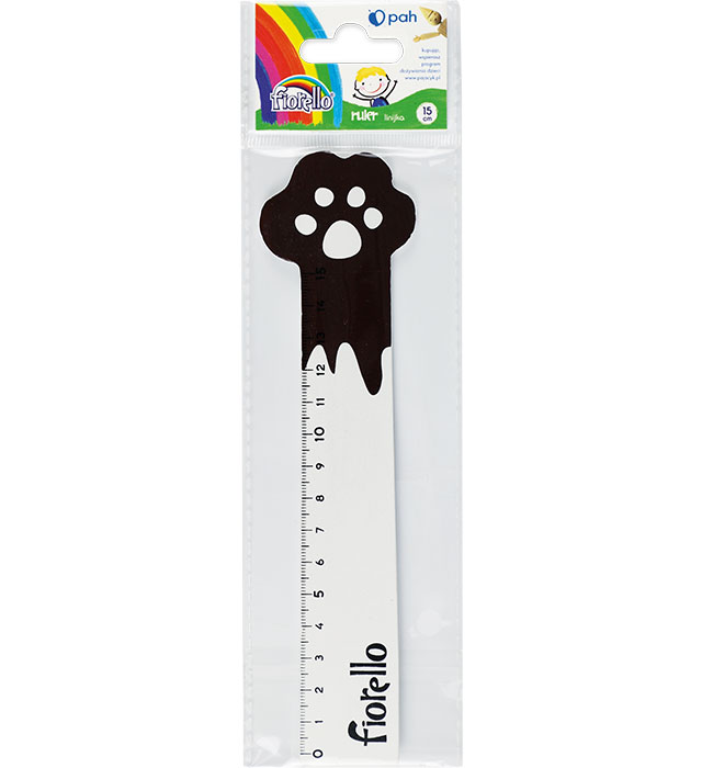 LINIJKA FIORELLO 15CM ŁAPA MrPuggy.jpg