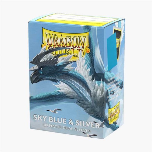 Dragon Shield Dual Matte Sleeves - Sky Blue & Silver (100 Sleeves).jpeg