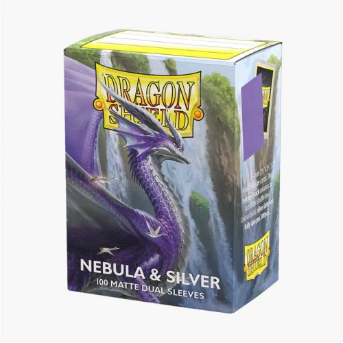 Dragon Shield Dual Matte Sleeves - Nebula & Silver (100 Sleeves).jpeg