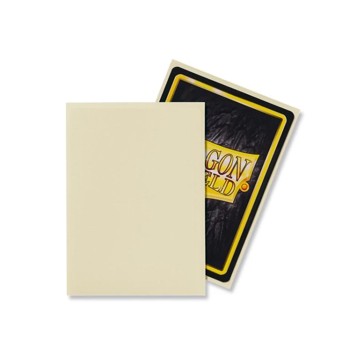 Dragon Shield Standard Sleeves - Matte Ivory (100 Sleeves) MrPuggy.jpeg