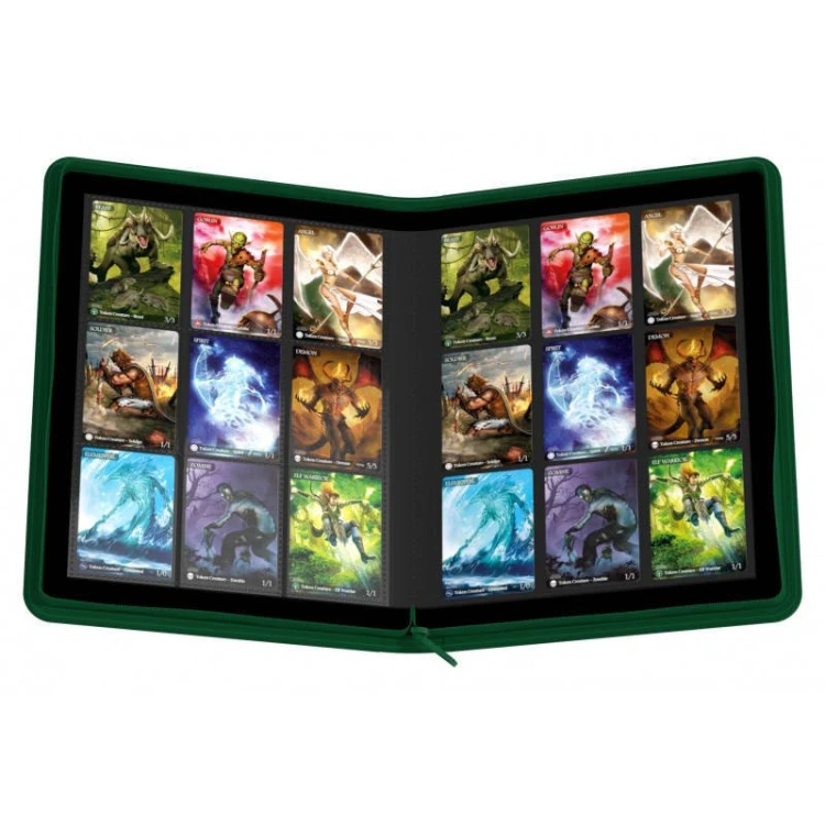 Ultimate Guard Zipfolio 360 18-Pocket Xenoskin - Green Mr Puggy.jpg