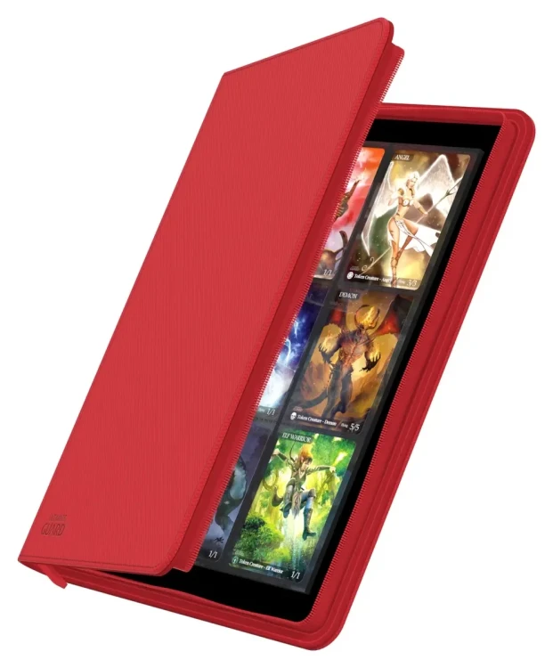 Ultimate Guard Zipfolio 360 18-Pocket Xenoskin - Red MrPuggy.webp