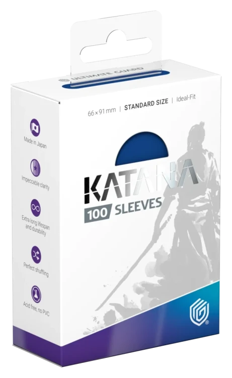 Ultimate Guard Katana Sleeves Standard Size (100) - Blue Bird.webp