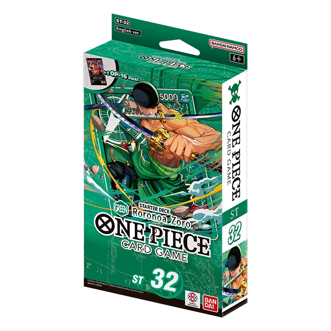 One Piece- The Card Game - ST-32 - Starter Deck - Green Roronoa Zoro.webp