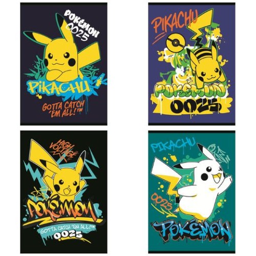Zeszyt Pokemon A5 linia mr puggy