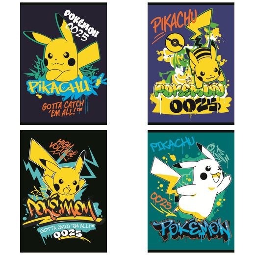 Zeszyt Pokemon A5 linia mr puggy