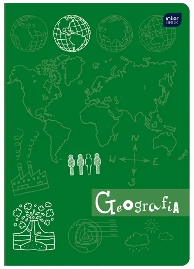 zeszyt geografia a5 kratka mr puggy