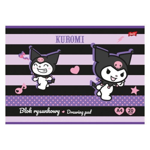 blok rysunkowy kuromi mr puggy