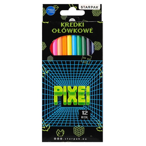 kredki ołówkowe 12 mr puggy