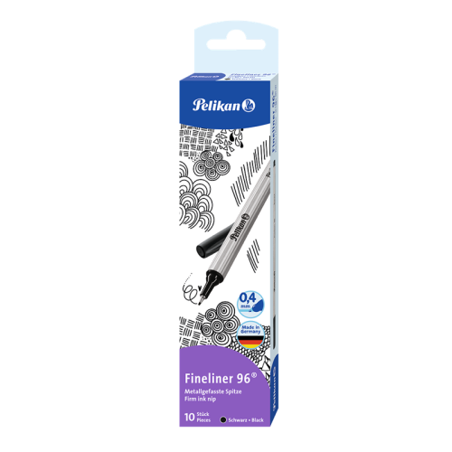 pelikan cienkopis czarny mr puggy